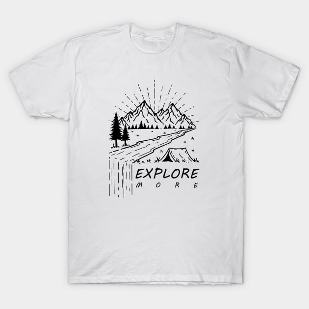 Explore More T-Shirt by SommersethArt